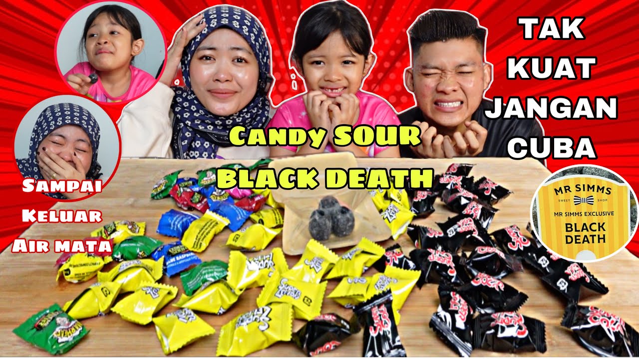 LUKA LIDAH❗️CUBA GULA - GULA PALING TERMASAM BLACK DEATH,WARHEAD ,TENGOK PART LAST 🤮‼️