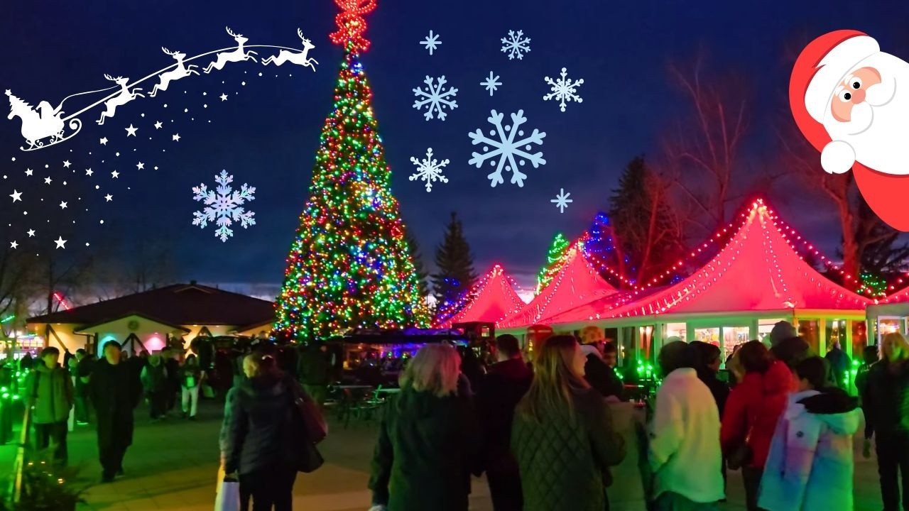 Christmas Market Walking Tour at Spruce Meadows 4K