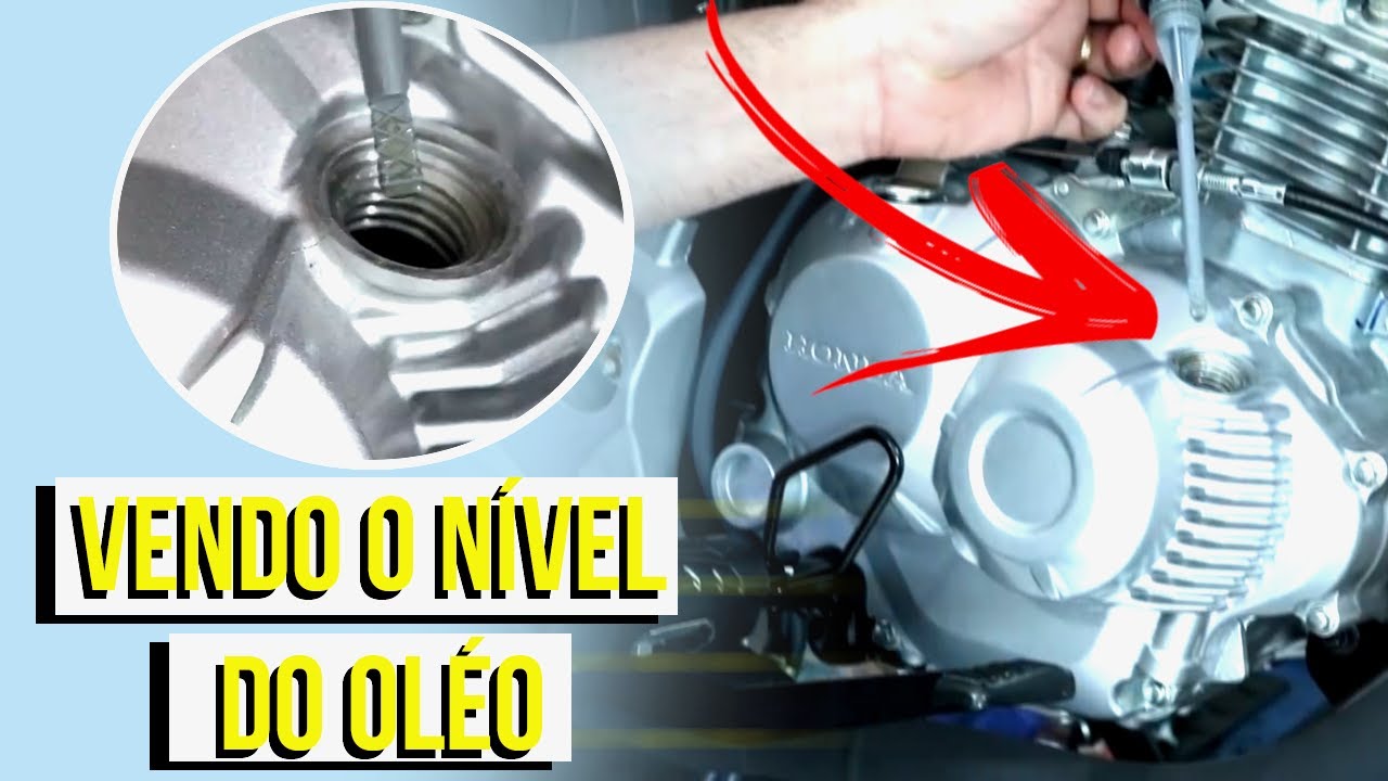 COMO VERIFICAR O NÍVEL DE ÓLEO DO MOTOR DA SUA MOTO  - FORMA CORRETA