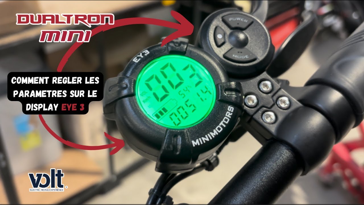 Dualtron Mini | Tutoriel réglage écran display EYE 3 ⚡