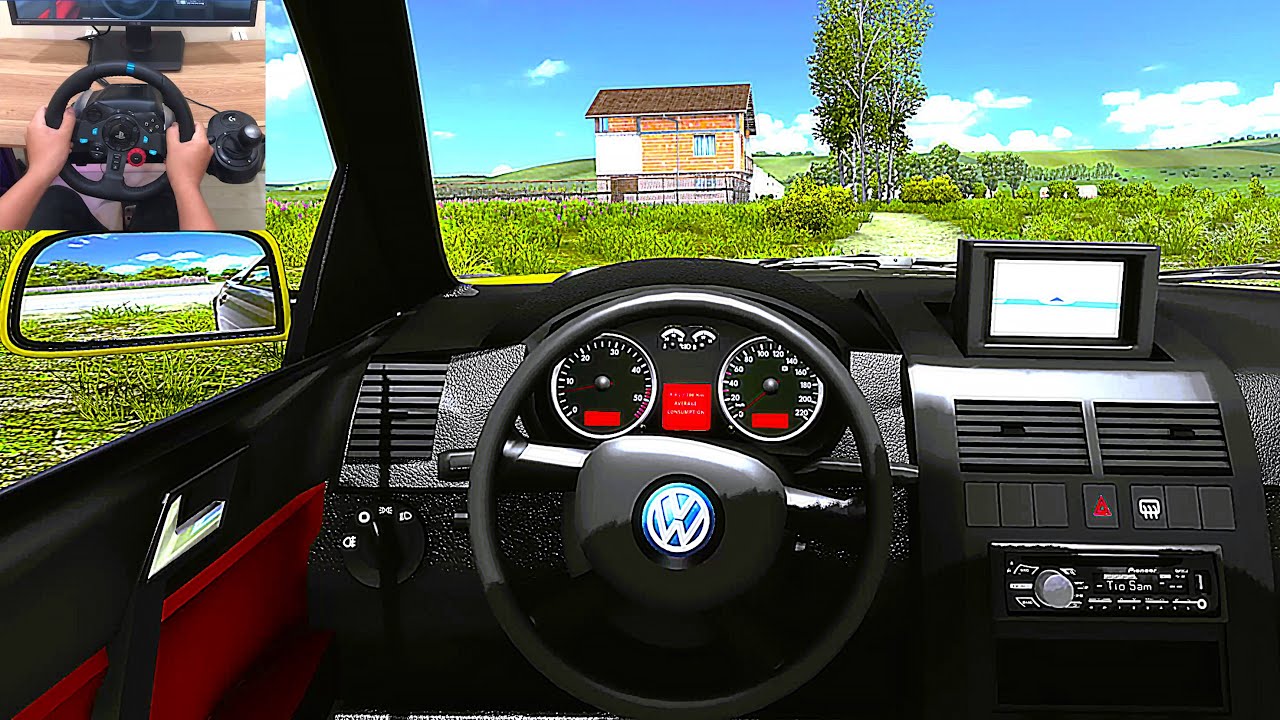 Volkswagen Polo 9N 1.4TDI 2005 In Euro Truck Simulator 2 | Steering Wheel Experience