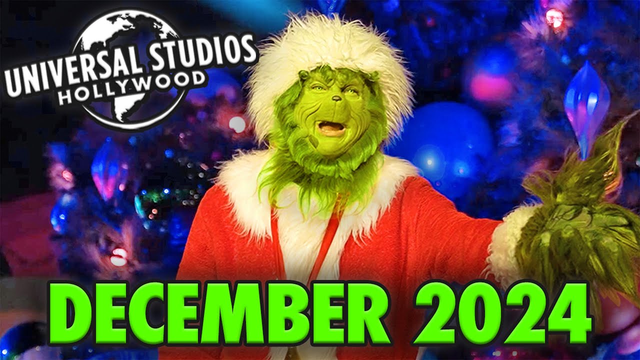 Universal Studios Hollywood - December 2024: Grinchmas, Harry Potter & Super Mario Christmas