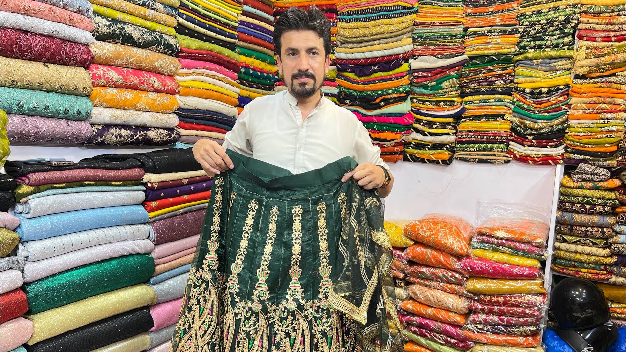 Latest : Organza Mirror Work | Tila Lehanga with kataan silk shirt Net Dupata