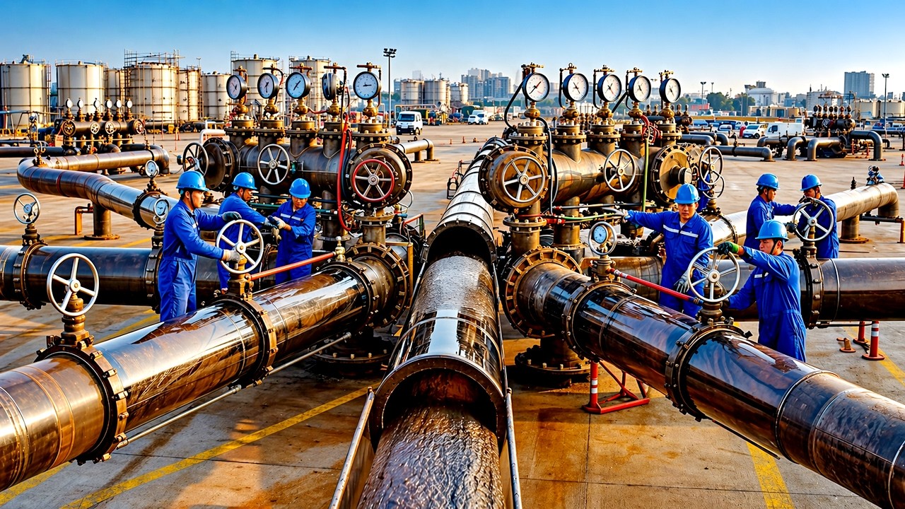 The Journey from Crude Oil to Petrol 🔥 Refinery Power!