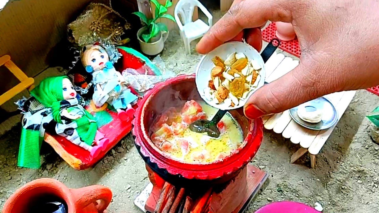 Gajar ka halwa, miniature halwa gajar ka, miniature cooking videos,mini food recipes
