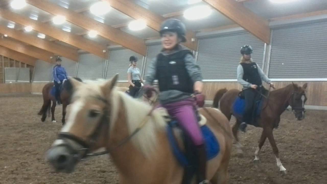 Carrousel rijden in manege 