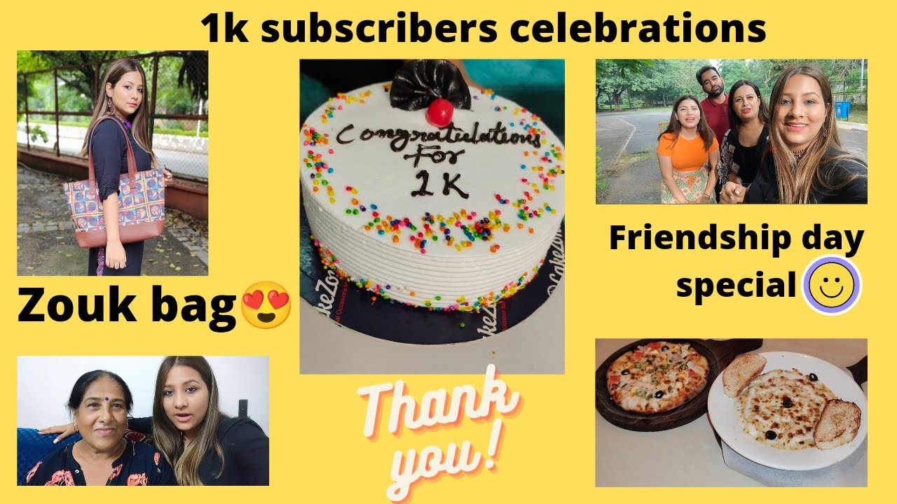 1k subscribers celebrations!ft. Zouk bags! zouk bag review ! #vlogs #zouk #zoukbagsreview #1kcreator