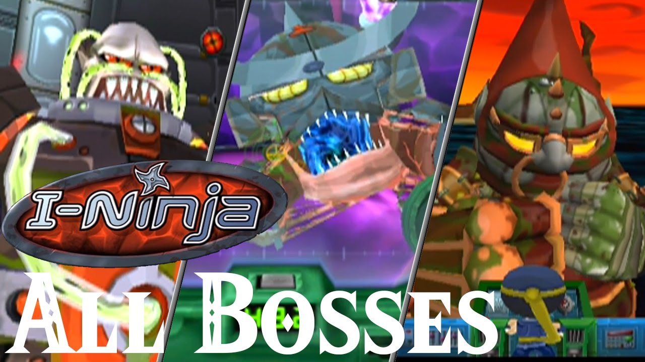 I-Ninja // All Bosses