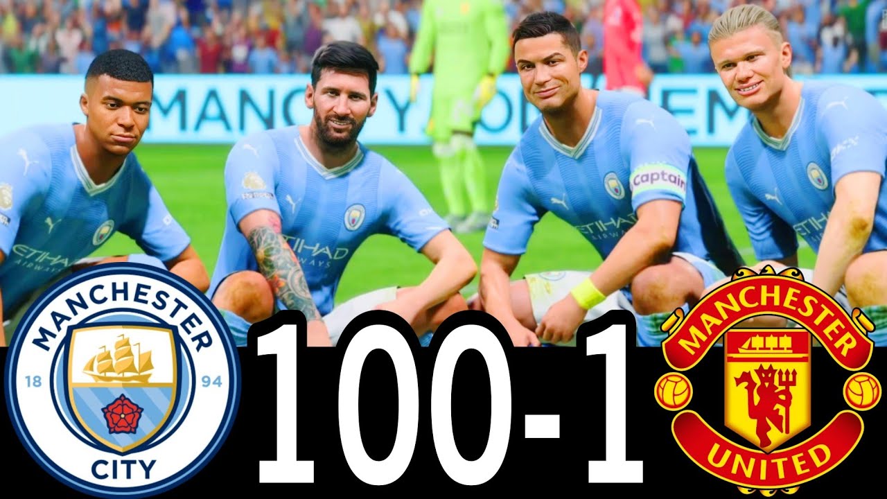 FC 24- MESSI RONALDO NEYMAR & MBAPPE | ALL STARS | AL NASSR 100-1 PSG #fc25