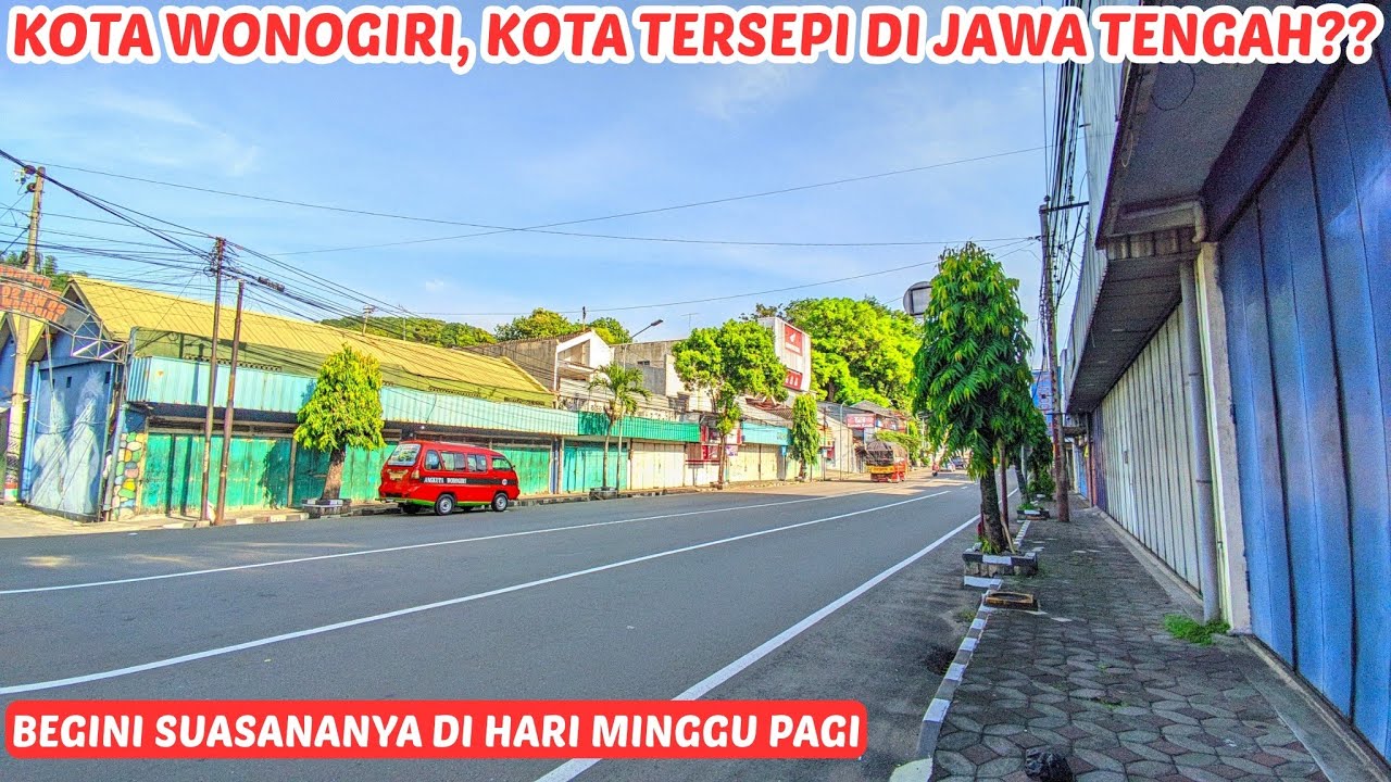Menikmati Suasana Car Free Day di Kota Wonogiri ‼️ Kota Terbersih di Jawa Tengah ❓