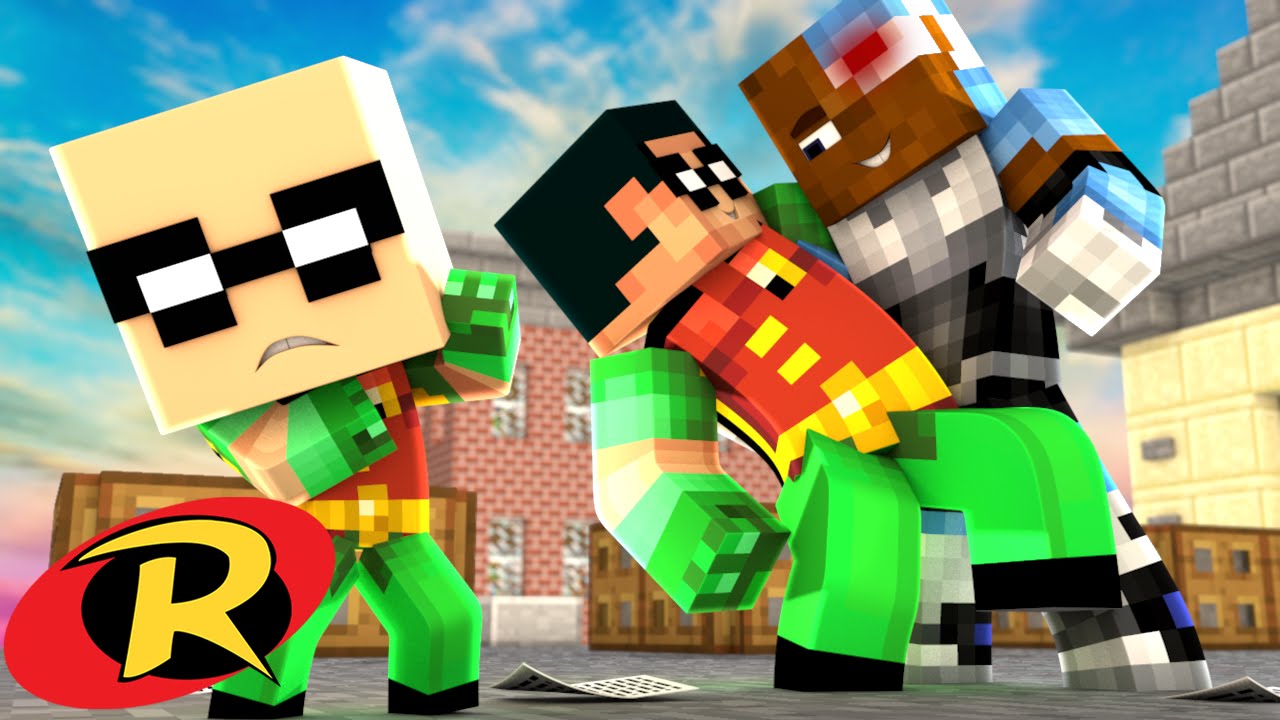 Minecraft - WHO'S YOUR DADDY? - O SEGREDO DO ROBIN! ( Jovens Titãns em Ação )