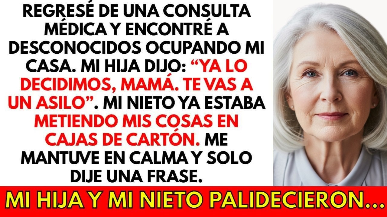 Llegué a casa y encontré extraños viviendo allí： “Ya lo decidimos, te vas a un asilo”, dijo mi h