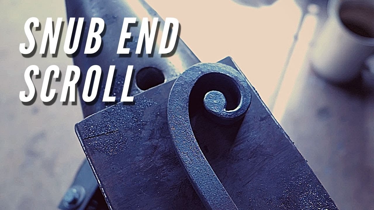 Forging a Snub End Scroll | Ornamental Blacksmithing