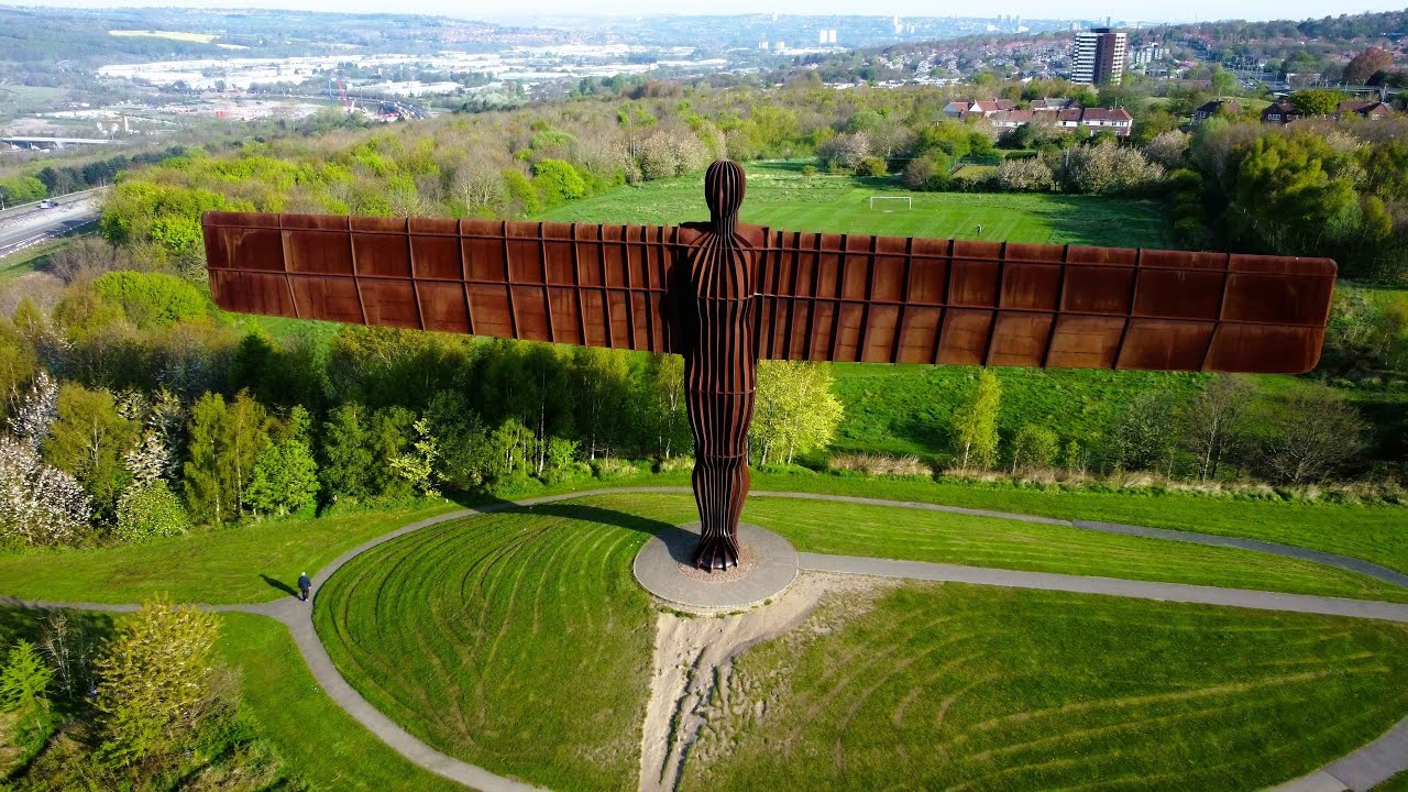ANGEL OF THE NORTH - Gateshead Tyne and Wear | 4k Cinematic Drone Film