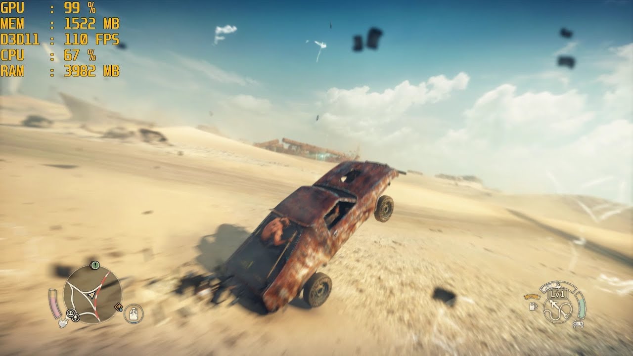 GTX 1060 6GB + i5 7500 - Mad Max [Max Settings/1080p]