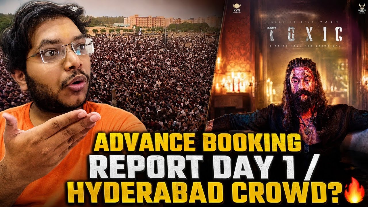TOXIC ADVANCE BOOKING REPORT DAY 1| TOXIC PRE RELEASE EVENT HYDERABAD DAY 1 COLLECTION KANNADA HINDI