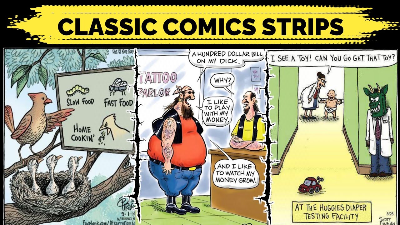 Vintage Cartoon Moments You'll Relate To 🤣 | Funniest Classic Comic Strips Compilation