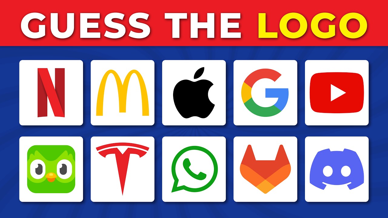 Guess 120 Logos in 3 Seconds | Easy to Expert (Logo Quiz)
