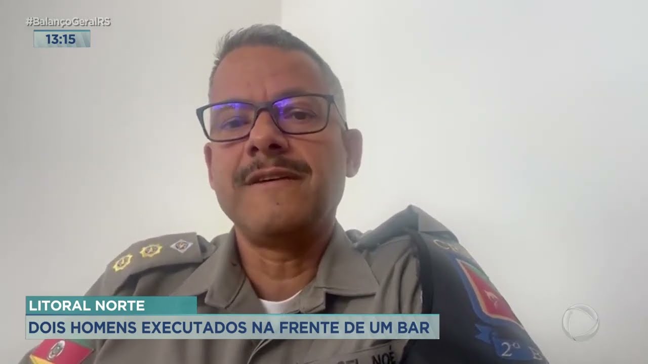 Litoral norte: dois homens executados na frente de um bar