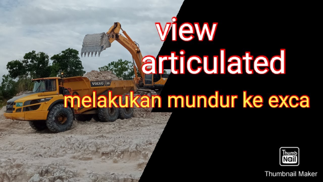 review manuver mundur ADT/articulated ke exca