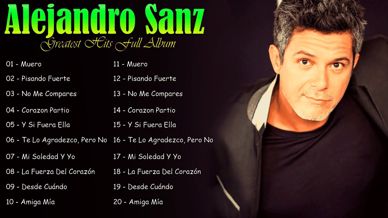 Alejandro Sanz Ultimate Hits Collection | Best Latin Pop Music