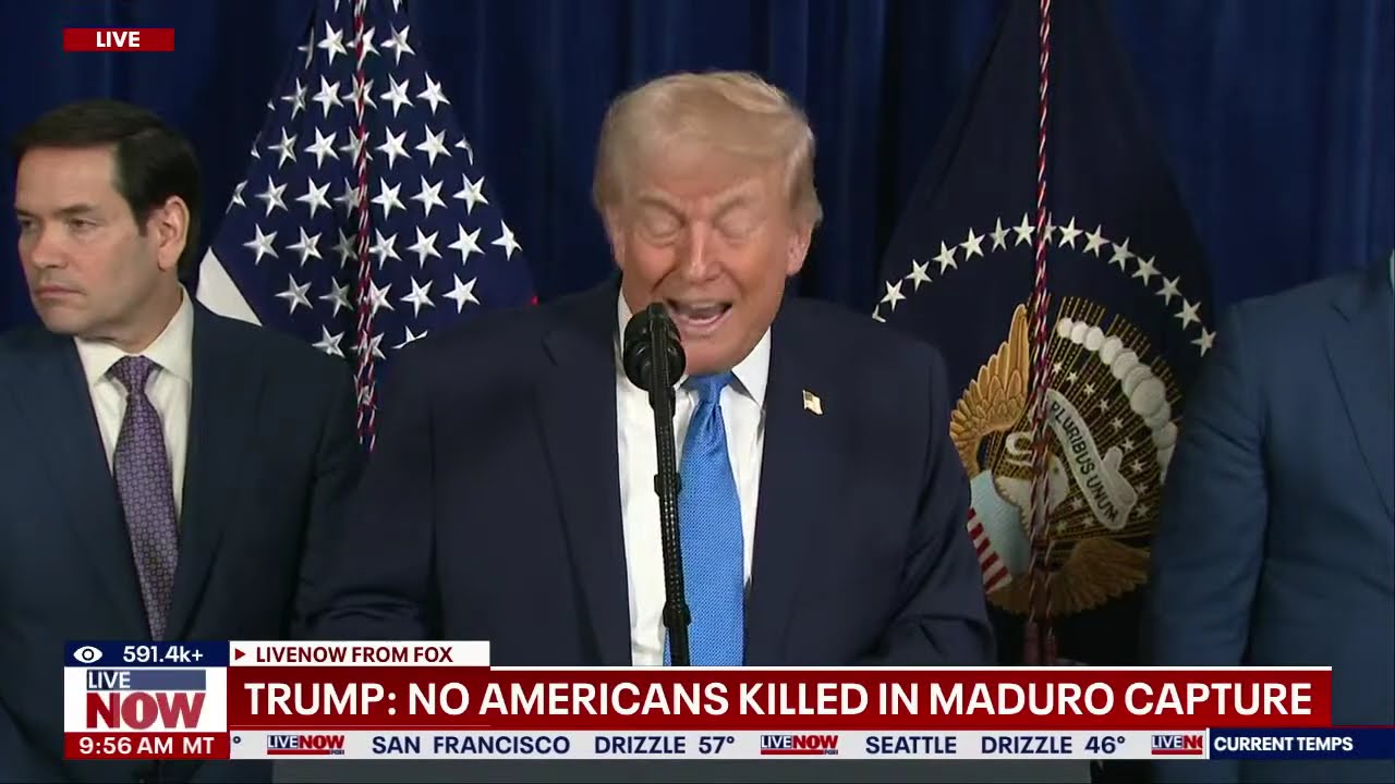 Live: Trump update on Venezuela after US has 'captured' Maduro