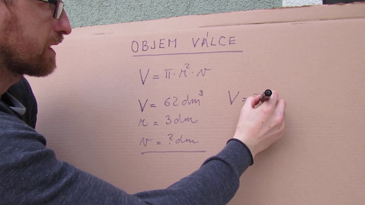 výška válce