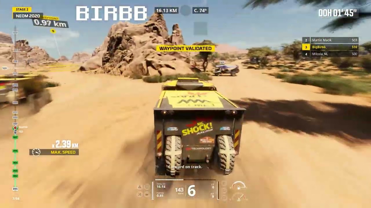 Birbb | 2 "ezels stoten zich aan dezelfde steen" no.2 | Dakar Desert Rally