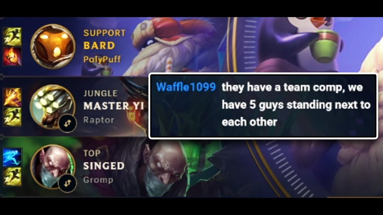 Team comps are for the weak
