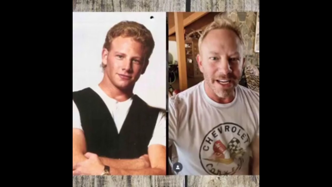 Young Steve Sanders meets his older self Ian Ziering #BeverlyHills90210 #90s #TV #IanZiering