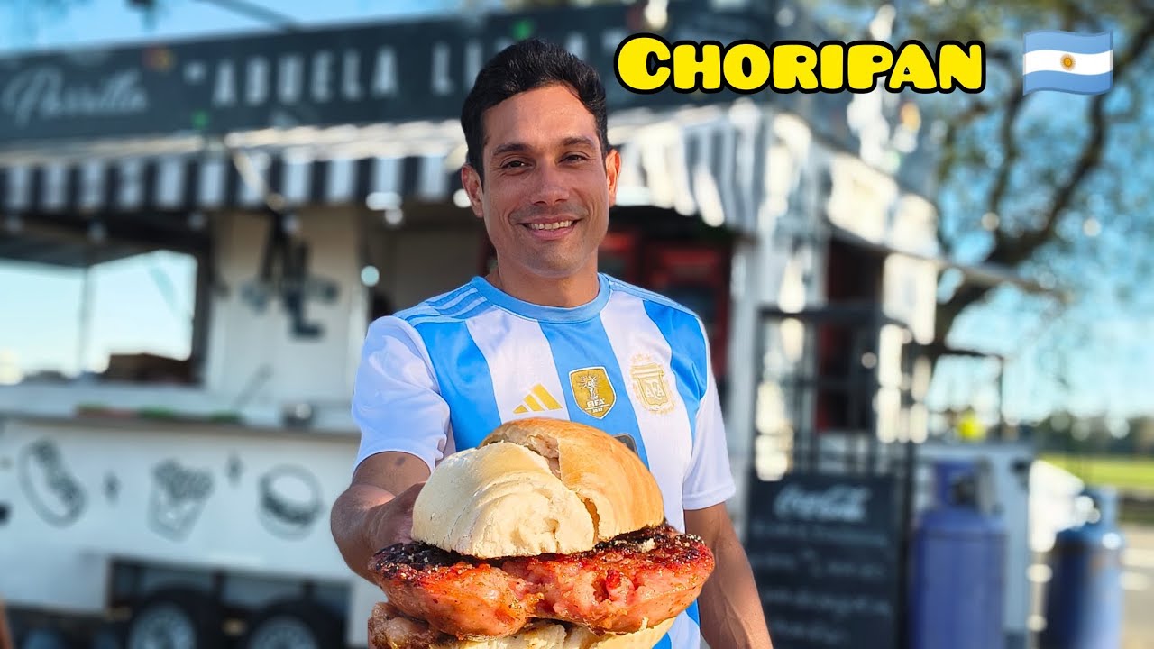 Probando el auténtico CHORIPAN argentino 🇦🇷 