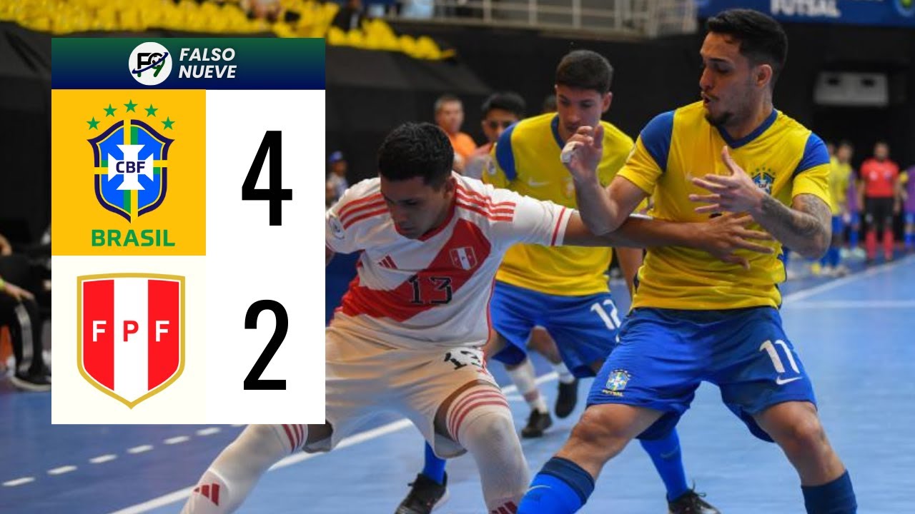 ✅ BRASIL VENCE 4-2 A PERÚ POR COPA AMÉRICA DE FUTSAL - SEMIFINAL🏆