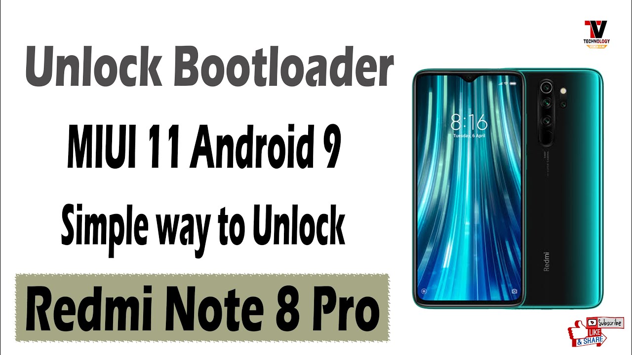 Unlock Bootloader Redmi Note 8 Pro or Any Other Xiaomi Devices