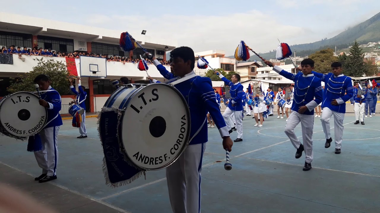 Banda Andrés F. Córdova - Inauguración de los deportes año lectivo 2019-2020