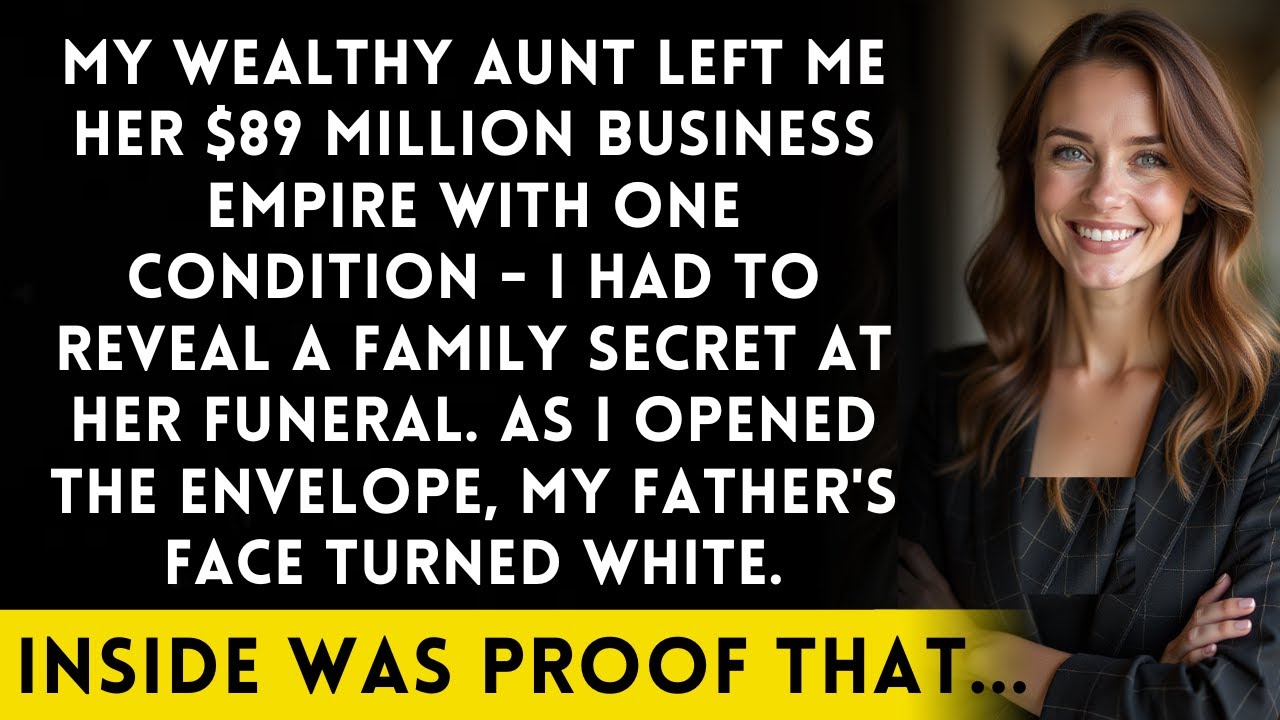 Rich Aunt Left Me Her Empire, But The Letter Had One Condition...
