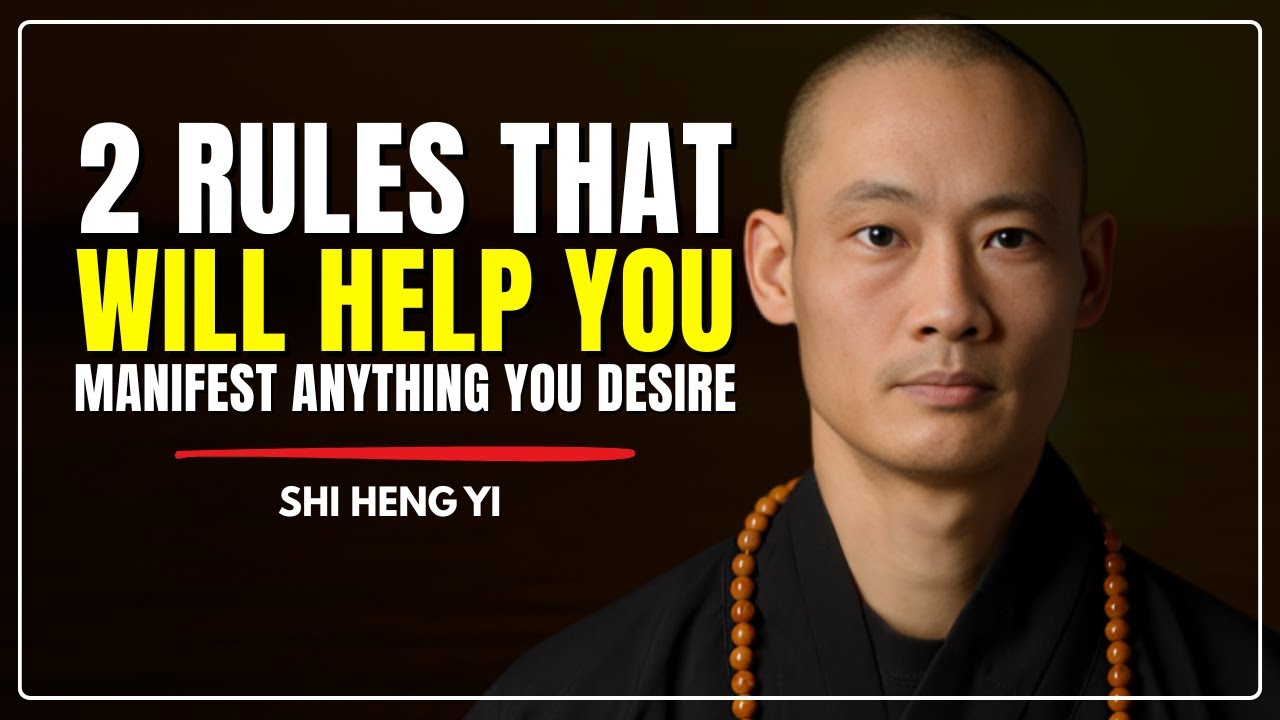 2 Rules That Will Help You Manifest Anything You Desire || shi heng yi ||