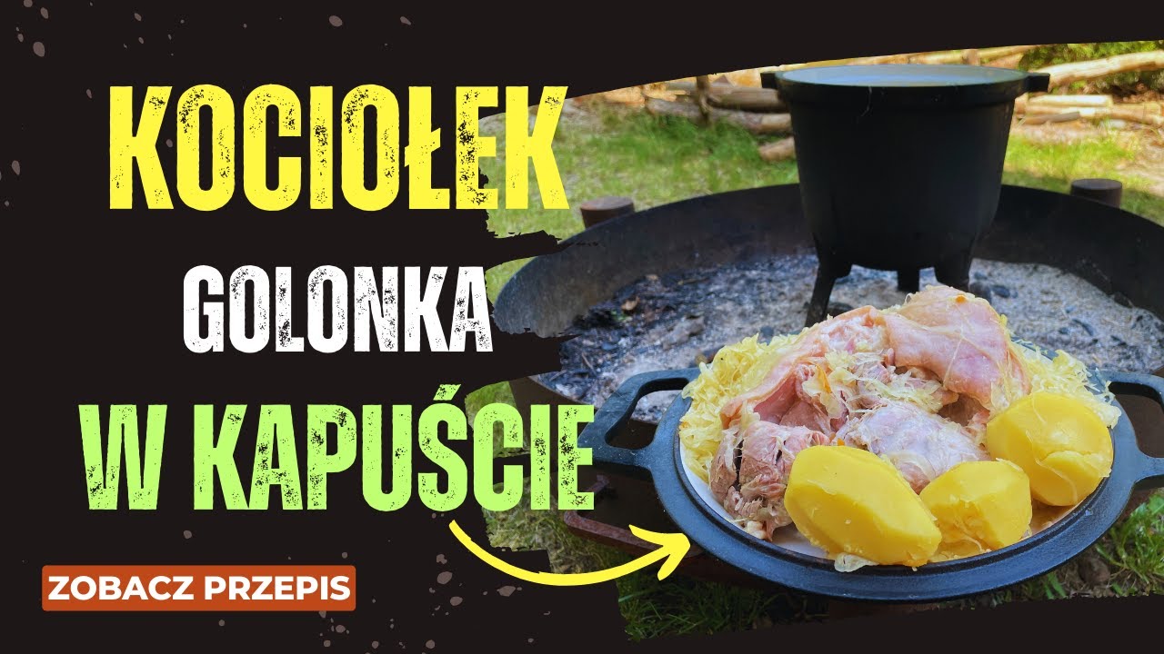 Jak przygotować golonkę w kapuście - kociołek z ogniska | Golonka w kapuście
