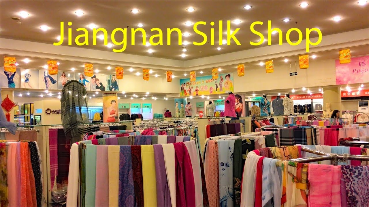Jiangnan Silk Shop in Shanghai, September 2018