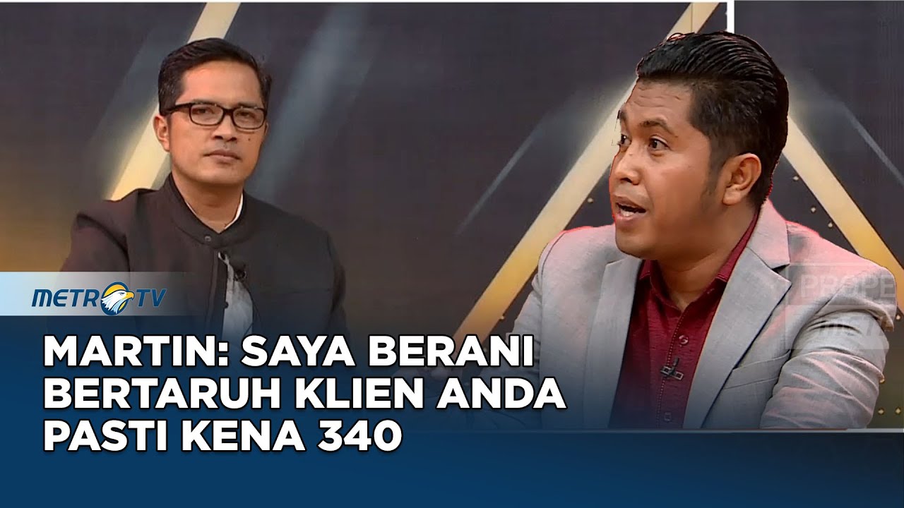 Martin Lukas Simanjuntak: Saya Bertaruh Klien Anda Kena Pasal 340