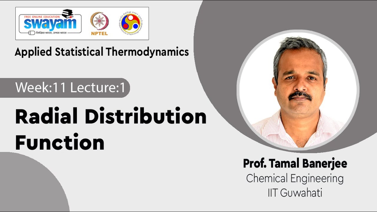 Lec 35: Radial Distribution Function