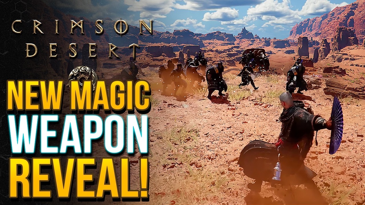 Геймплей Crimson Desert - Новое оружие: гигантский вентилятор, реактивный ранец и подробности о к...