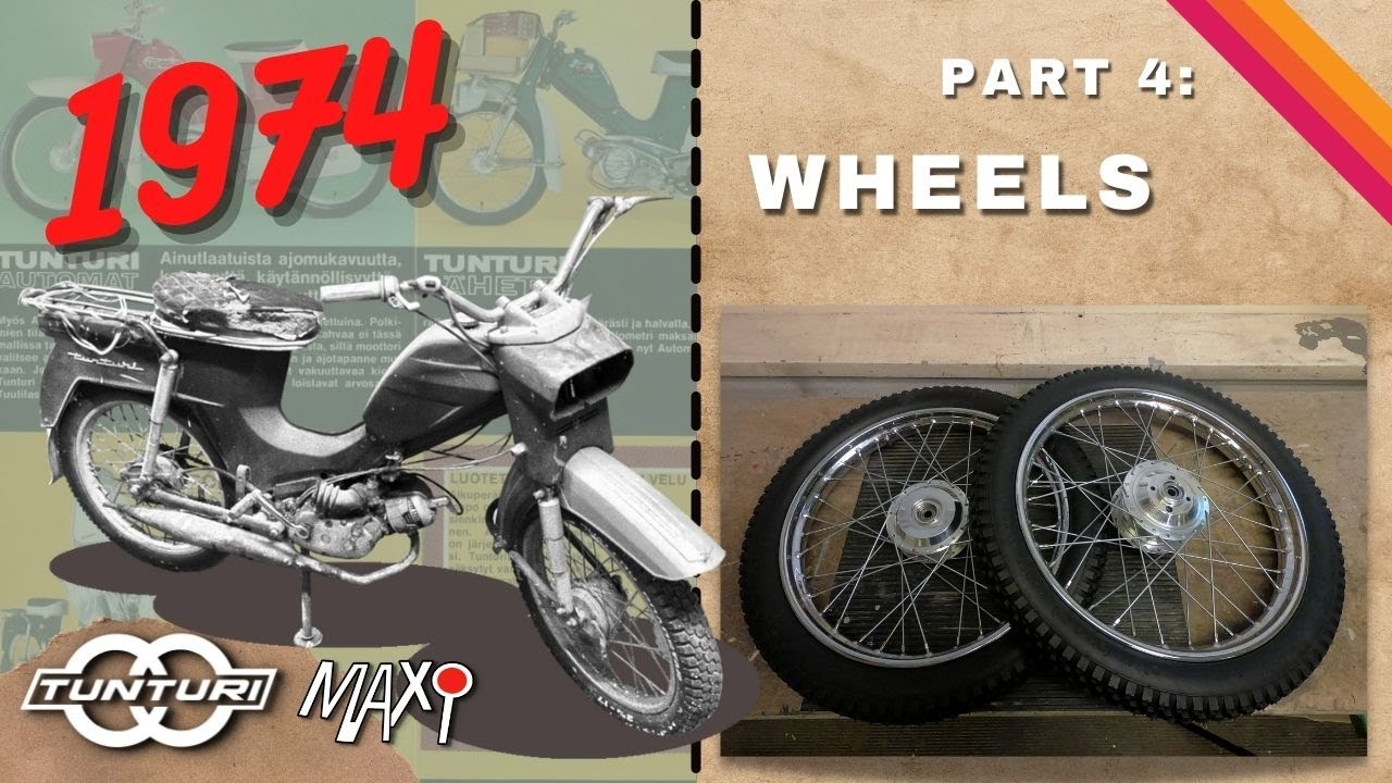 Wheels restoration | Old Tunturi Maxi RESTORATION (Part 4)