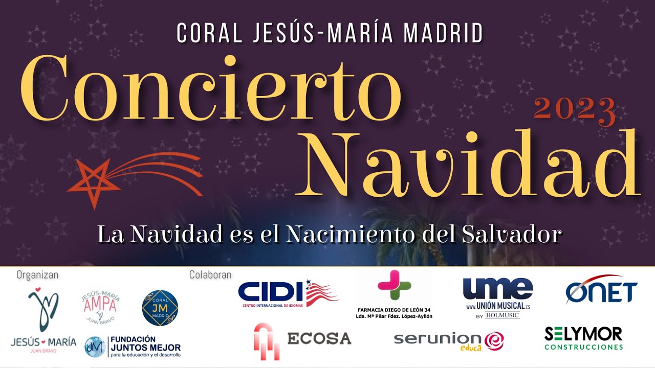 Concierto de Navidad Coral Jesús María-Madrid 2023