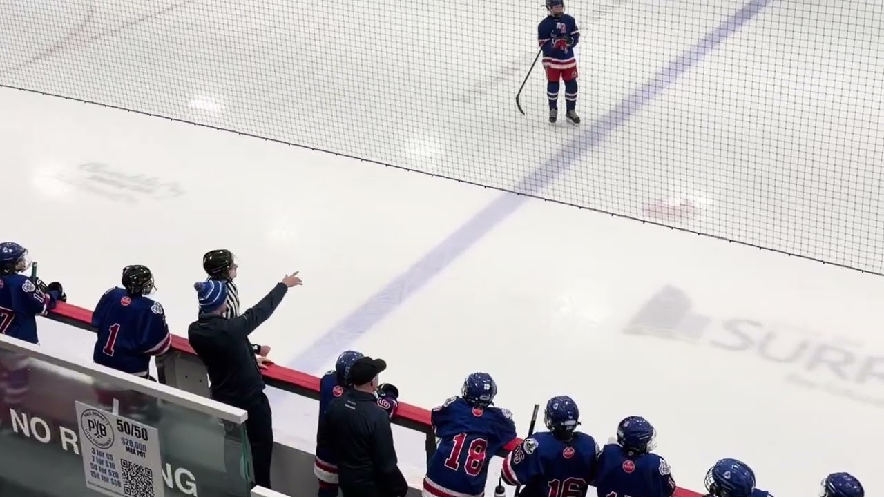 U13 Minor Hockey playoff game: Cloverdale A3 vs Arbutus Club A1 first period February 17, 2026 