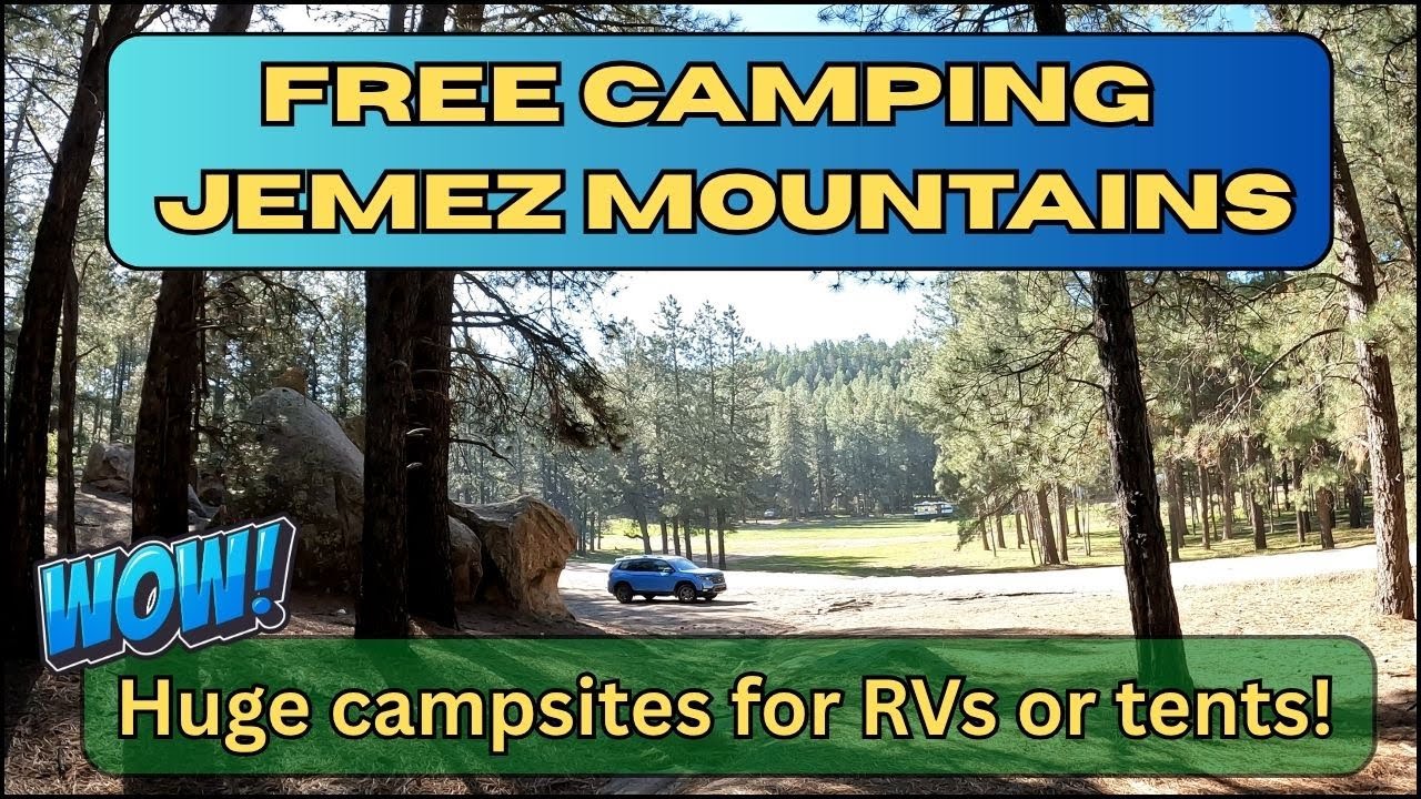FREE Dispersed Camping in the Jemez!  Hoodoos and Mountain view campsites!