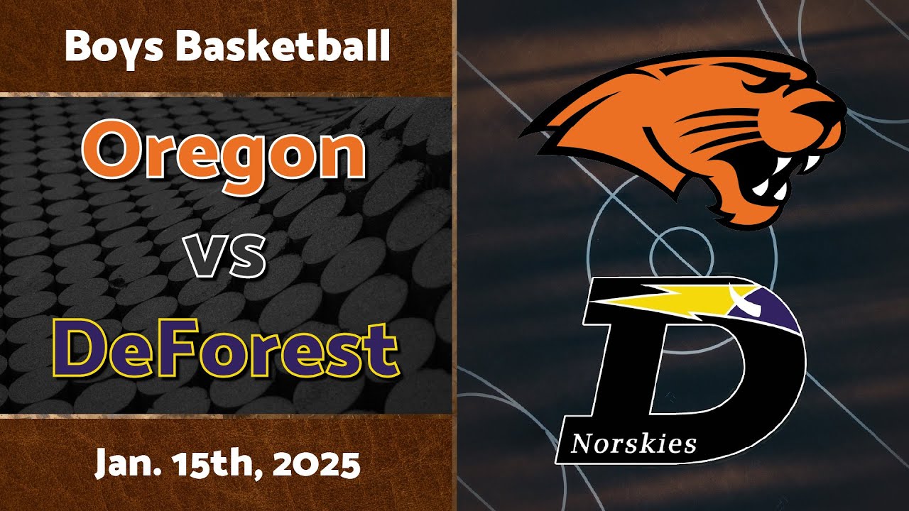 Boys Basketball: Oregon vs DeForest (1/15/26)