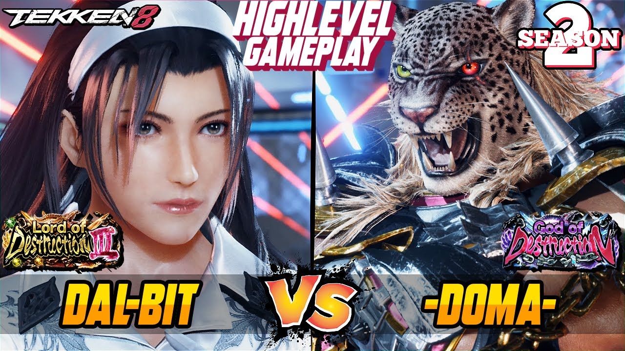 Tekken 8 – DAL-BIT (JUN KAZAMA) vs DOMA (ARMOR KING) – T8 SEASON 2 High Level Gameplay!