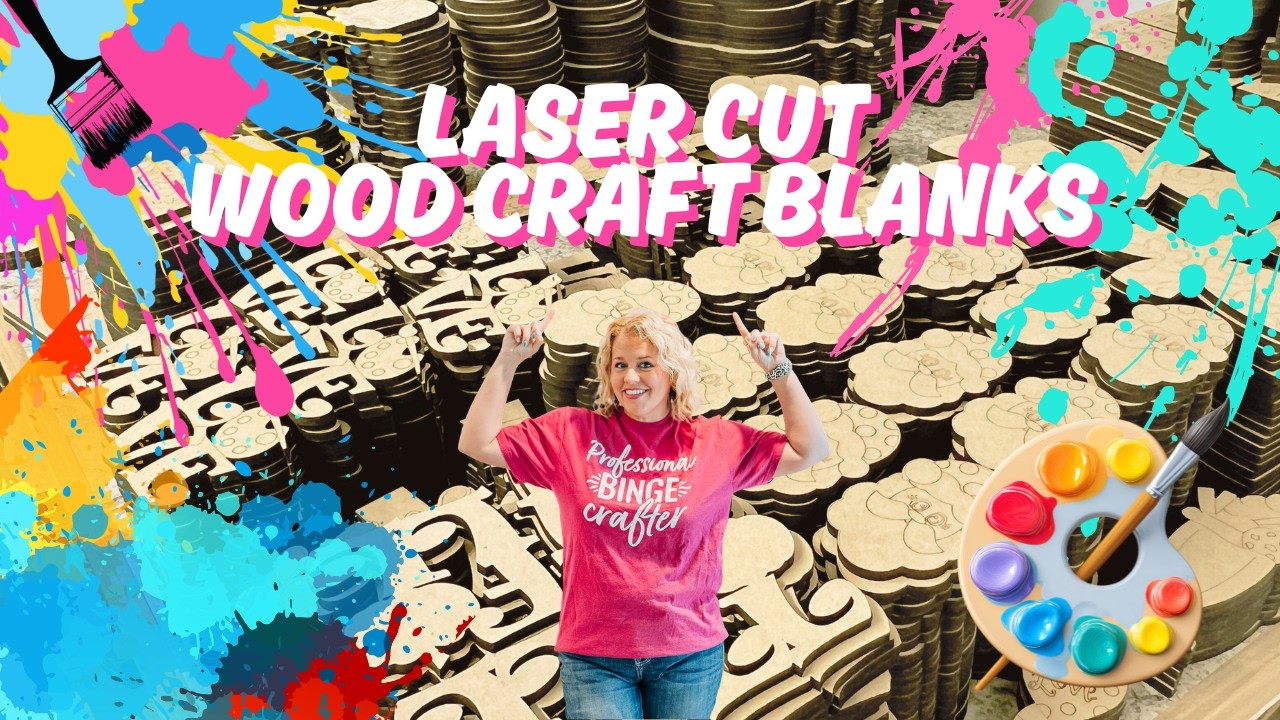 Laser Cut Craft Wood Blank Show