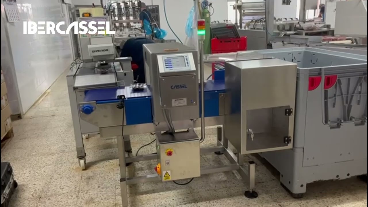 Calibración Detector de Metales Metal Shark de Ibercassel para carne y embutidos