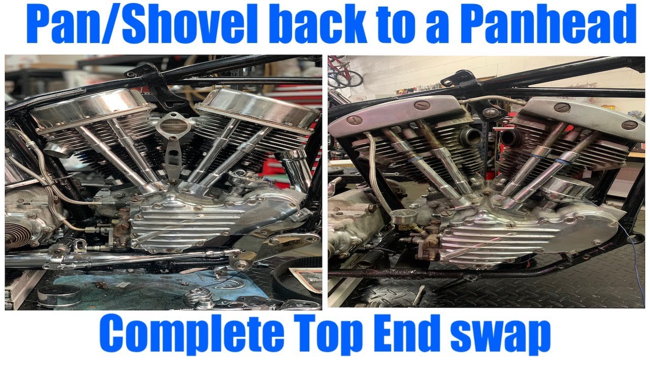 Harley Davidson 1953 Panhead complete top end swap!